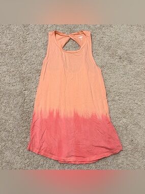 Old Navy Peach-to-Coral Dip-Dye Tank Top